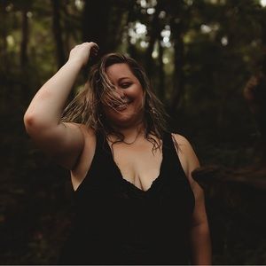 Torrid Black lace body suit